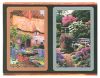Congress Playing Card Set: Rose Cottage 2-deck Set, Regular Index